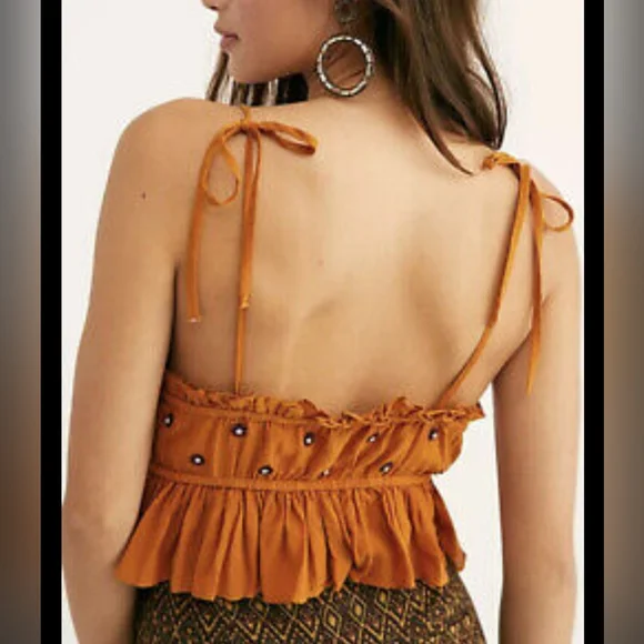 Free People On A Star Crop Cami M - Picture 9 of 10